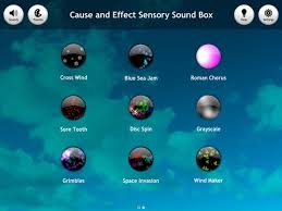 Sensory processing musical apps