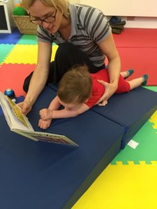 Tummy time is a great basic exercise to build core muscle strength