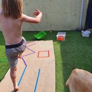 Obstacle path for sensory processing challenges