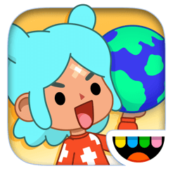 Toca Boca app for developing fine motor skills