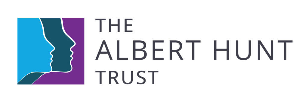 The Albert Hunt Trust Logo colours
