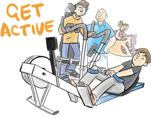 Gympanzees Get Active