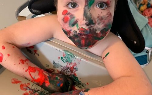 Messy play ideas for children with any disability