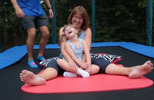 jumping trampoline